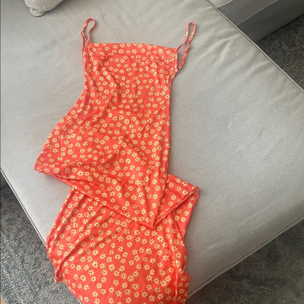 Floral Spaghetti Strap Dress
